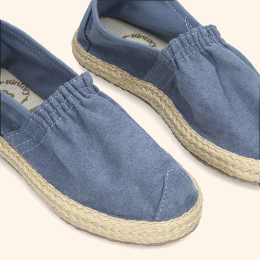 Alpargatas Clásicas Mujer Azul Indigo 2