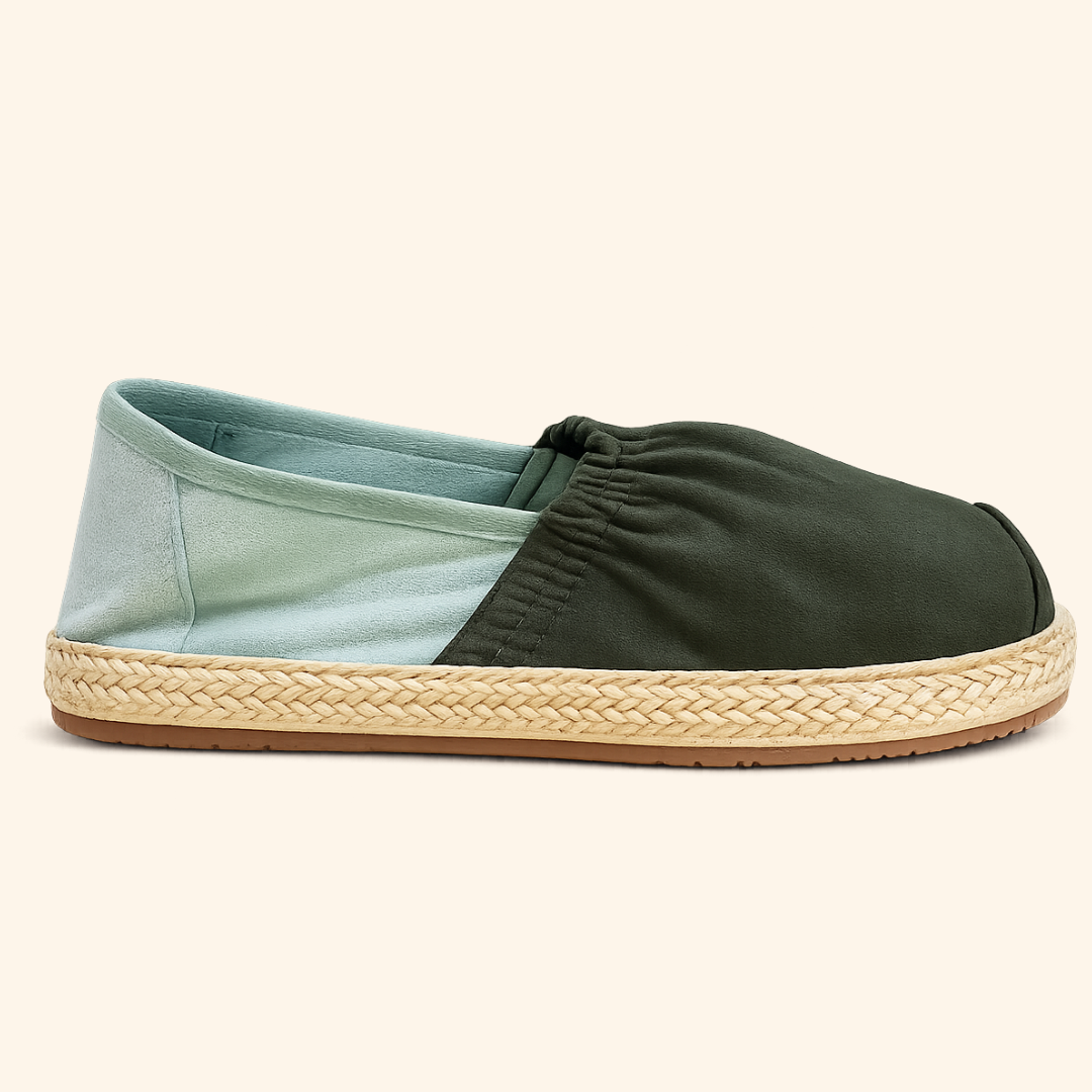 Alpargatas Clásicas Verde Claro x Oscuro
