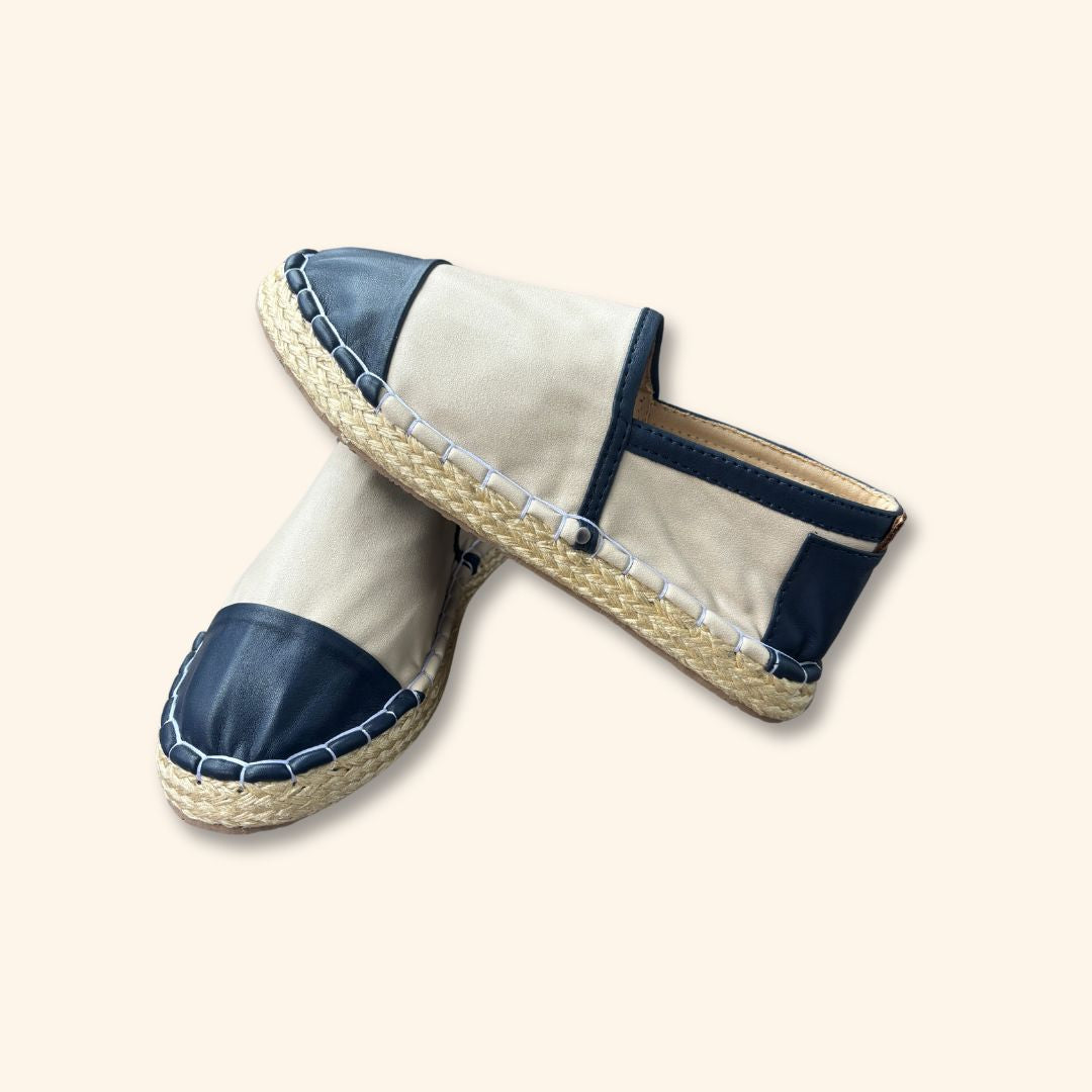 Alpargatas Azul x Beige