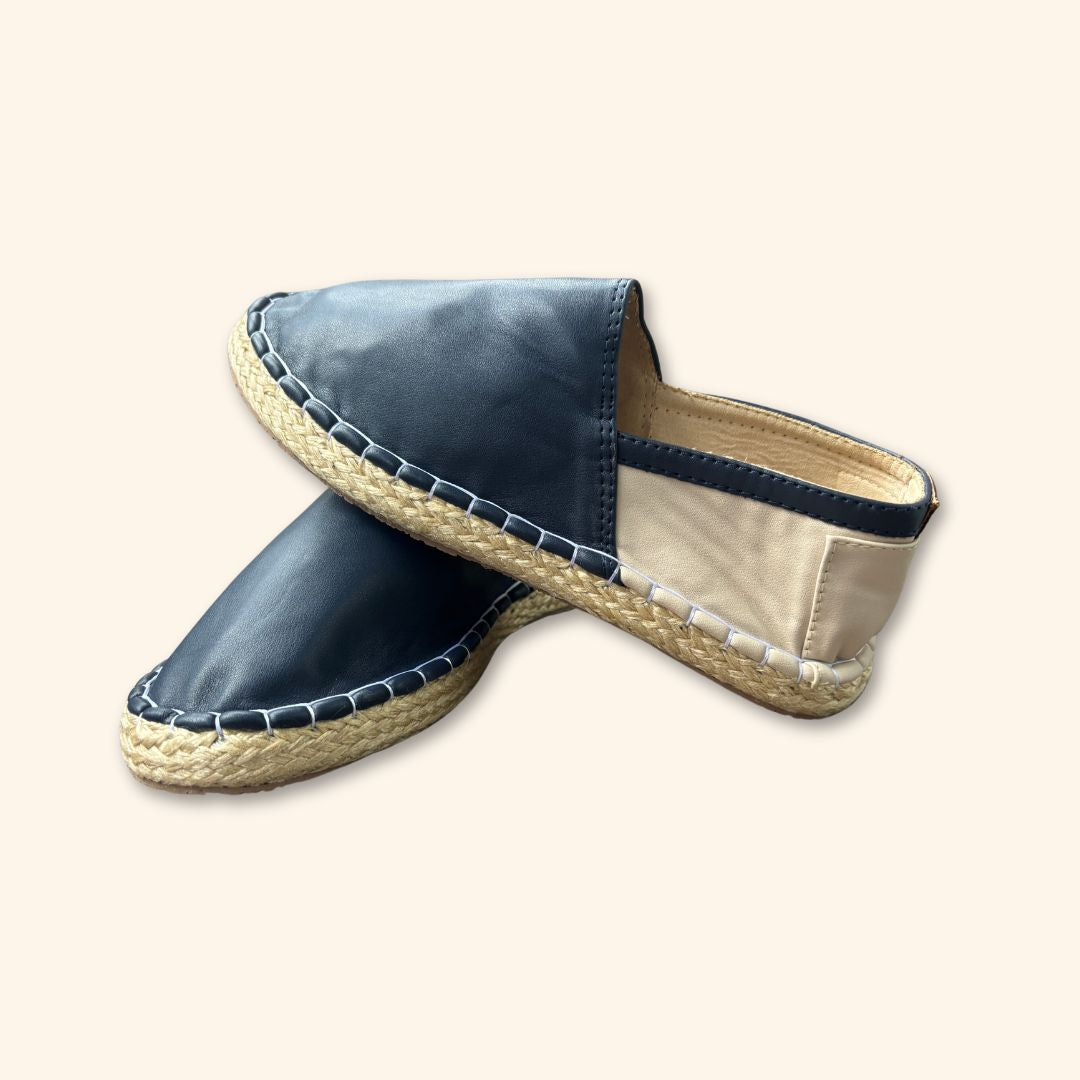 Alpargatas Azul x Beige