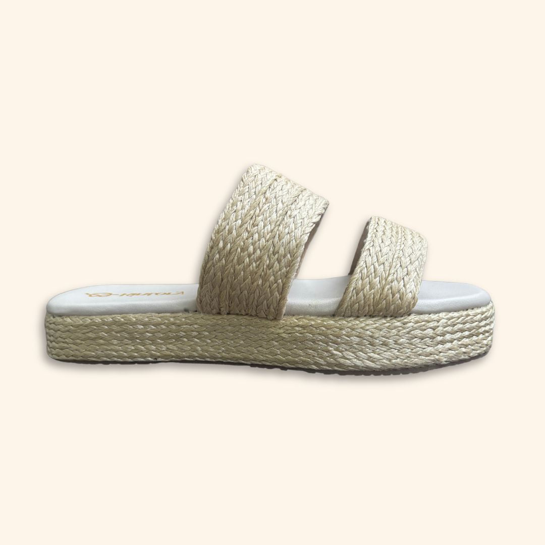 Sandalia Trenzada Doble