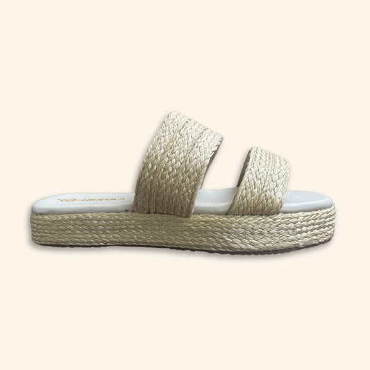 Sandalia Trenzada Doble