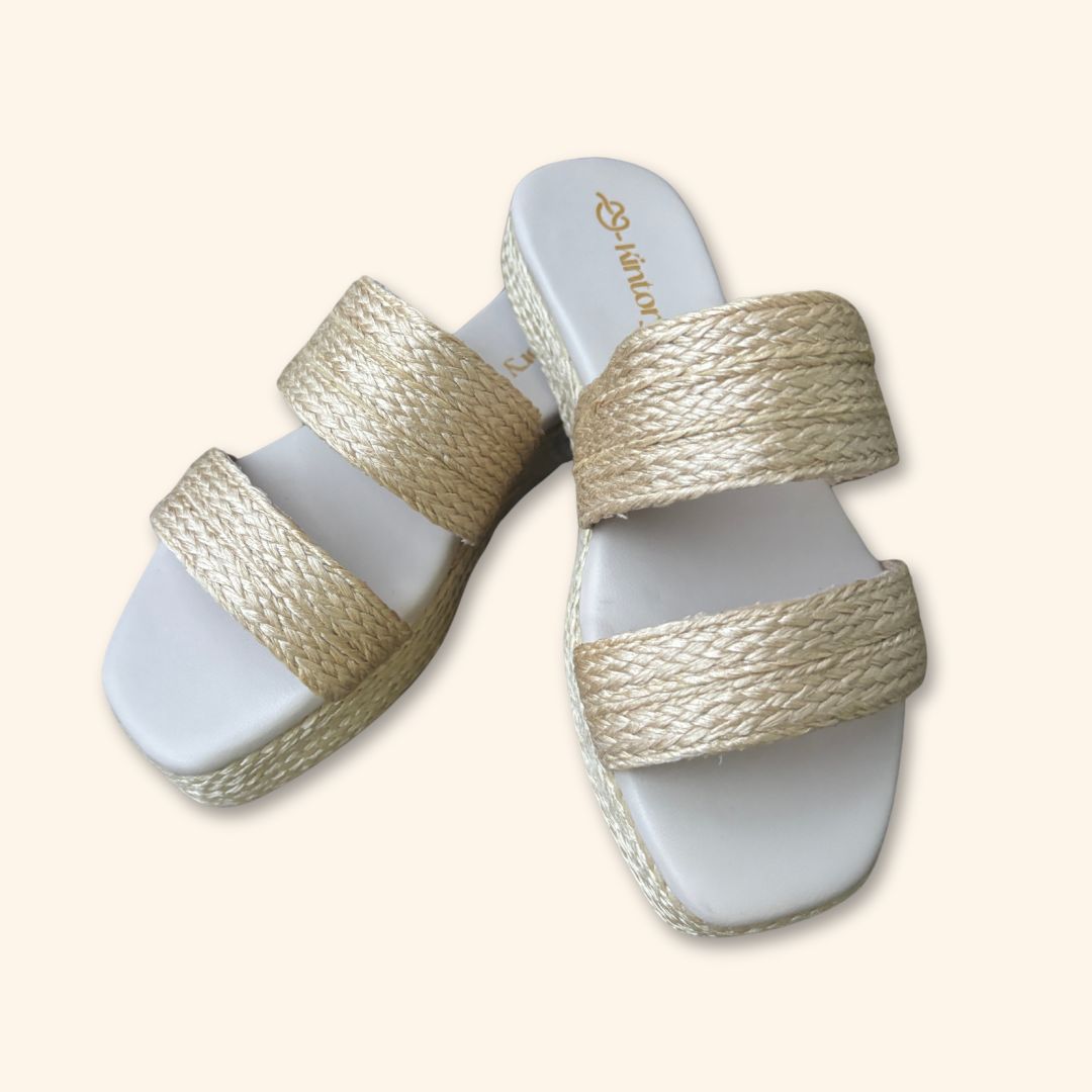 Sandalia Trenzada Doble