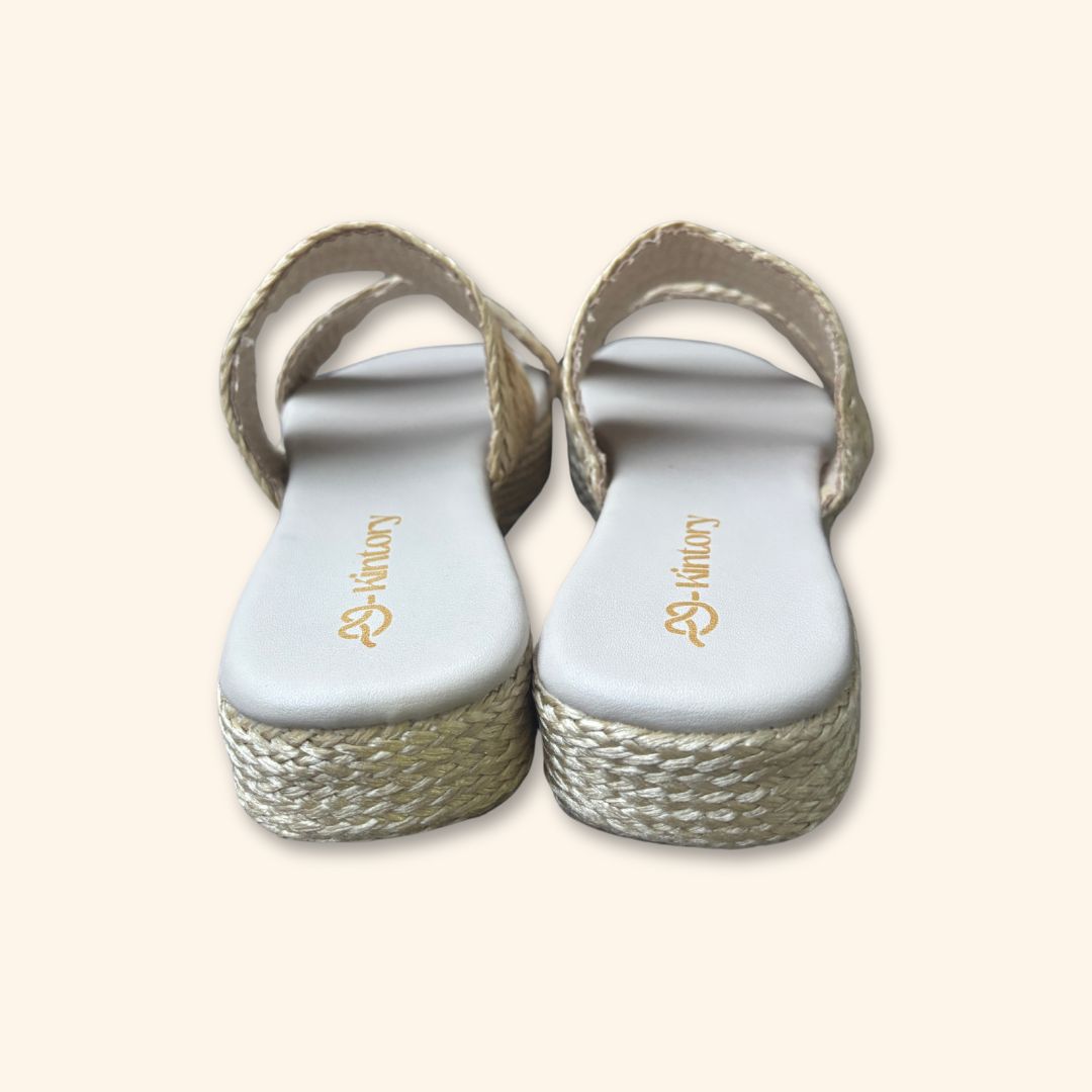 Sandalia Trenzada Doble