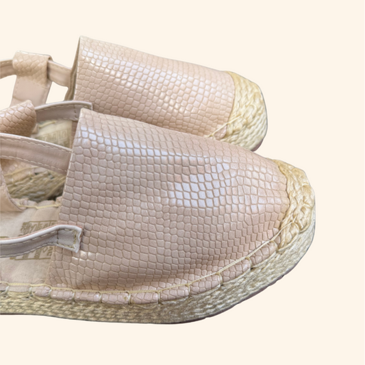 Sandalia Serpiente Beige