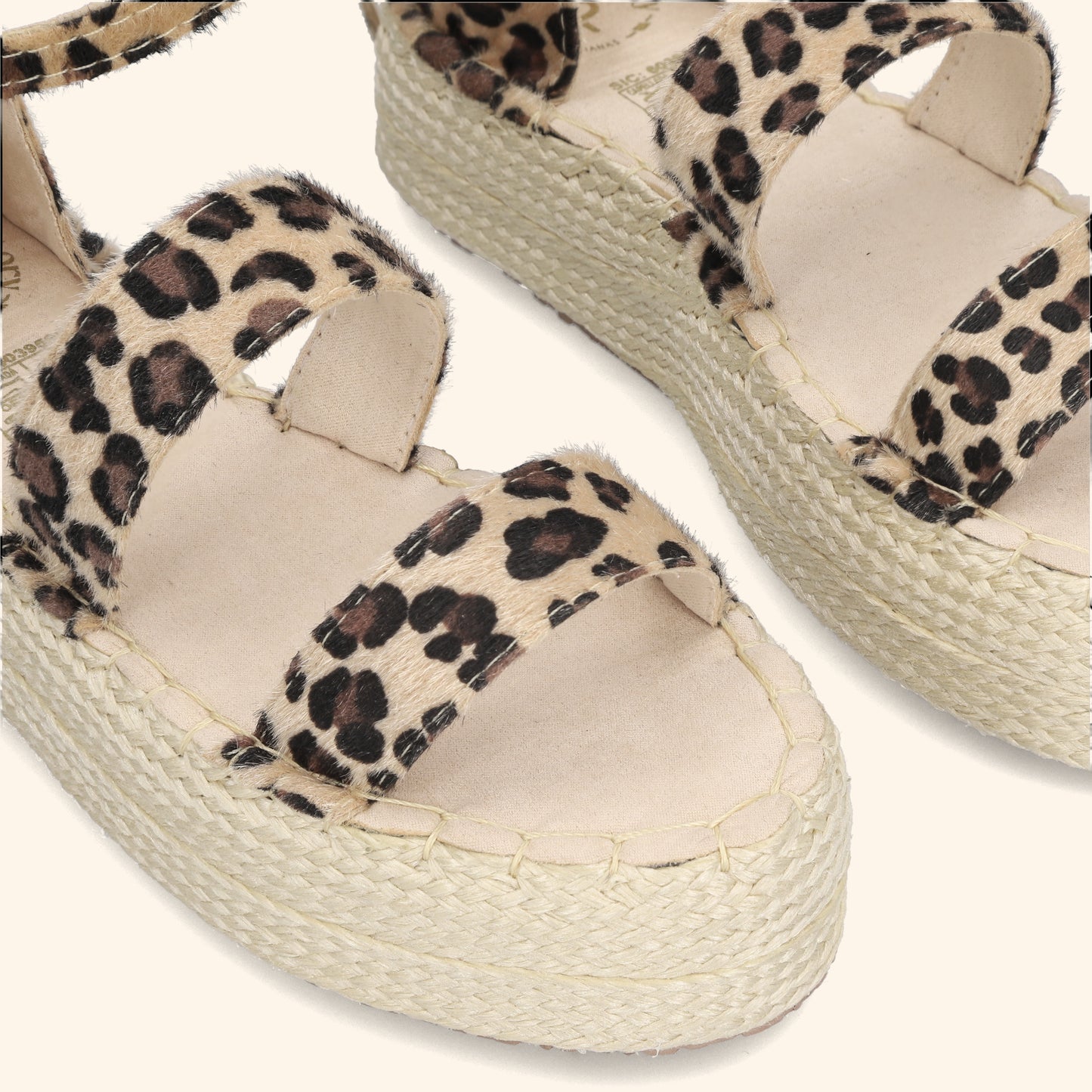 Plataformas Animal Print